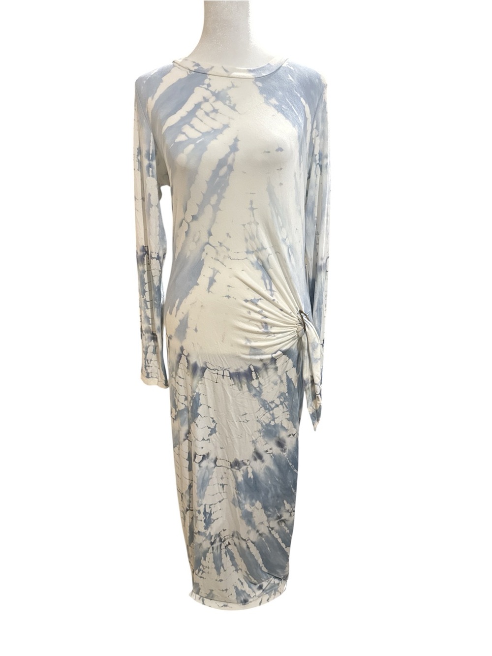 Young Fabulous & Broke Long Sleeve Maxi Dress with Side Knot